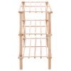vidaXL 3-Tier Shoe Rack Solid Fir Wood