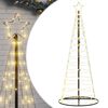 vidaXL LED Christmas Tree 200 LEDs Warm White 180 cm