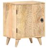 vidaXL Bedside Cabinet | Natural | Solid mango wood | Compact | Bedside Cabinet