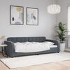 vidaXL Day Bed without Mattress Dark Grey 90x190 cm Velvet
