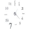 vidaXL 3D Wall Clock Modern Design 100 cm XXL Silver