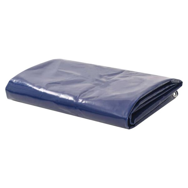 vidaXL Tarpaulin 650 g/m&sup2; 4x7 m Blue