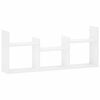 vidaXL Wall Shelf White 97.5 x 17 x 40 cm Engineered Wood