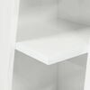 vidaXL Corner Cabinet High Gloss White 27.5x27x102cm Engineered Wood