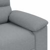 vidaXL 2-Seater Sofa&nbsp;Light Grey 160x81x84 cm Fabric