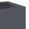 vidaXL Raised Garden Planter Anthracite 100 x 26 x 82 cm Steel