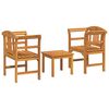 vidaXL Garden Rose Lounge Set 3 pcs Solid Acacia Wood