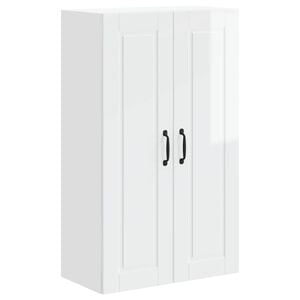 vidaXL Kitchen Wall Cabinet High Gloss White 60 x 31 x 100 cm