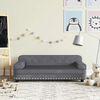 vidaXL Kids Sofa Dark Grey 90x53x30 cm Velvet