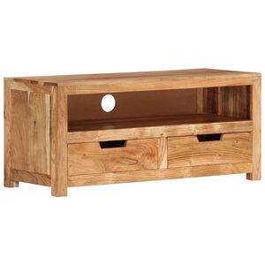 vidaXL TV Cabinet 88x35x40 cm Solid Wood Acacia