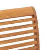 vidaXL Stacking Dining Chairs 2 pcs Solid Teak