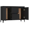 vidaXL Sideboard Black 102x35x70 cm Engineered Wood