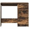 vidaXL Desk Smoked Oak 90x45x76 cm Engineered Wood
