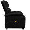 vidaXL Massage Chair Black Faux Leather