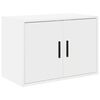 vidaXL Garage Wall Cabinet White Engineered Wood