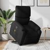 vidaXL Stand up Massage Recliner Chair Black Fabric