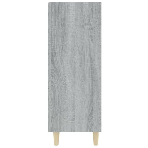 vidaXL Sideboard Grey Sonoma 69.5x32.5x90 cm Engineered Wood