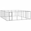 vidaXL Outdoor Dog Kennel Steel 36,3 m&sup2;