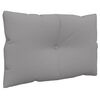 vidaXL Pallet Cushions 2 pcs Grey Fabric