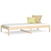 vidaXL Day Bed | Natural Wood | Solid Pine Wood | Single | Day Bed | Rectangular