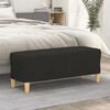 vidaXL Bench Black 100x35x41 cm Fabric