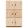vidaXL Highboard 67x40x108.5 cm Solid Wood Pine