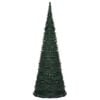 vidaXL Pop-up String Artificial Pre-lit Christmas Tree Green 180 cm