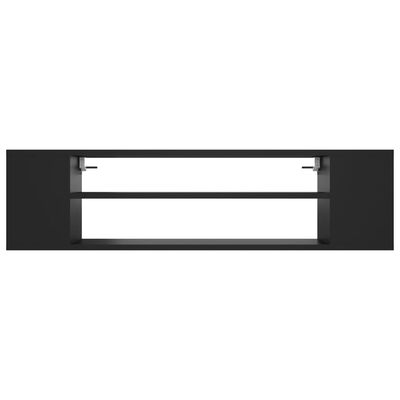 vidaXL Hanging TV Cabinet Black 100x30x26.5 cm Engineered Wood