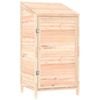 vidaXL Garden Shed 55x52x112 cm Solid Wood Fir