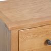 vidaXL Tall Chest of Drawers 45x32x110 cm Solid Oak Wood