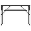 vidaXL Console Table with Shelf Black 105x30x75cm Engineered Wood