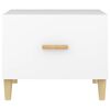 vidaXL Coffee Tables 2 pcs White 50x50x40 cm Engineered Wood