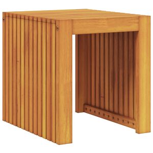 vidaXL Side Table Oil Natural 43 x 36 x 40 cm Solid Teak Wood