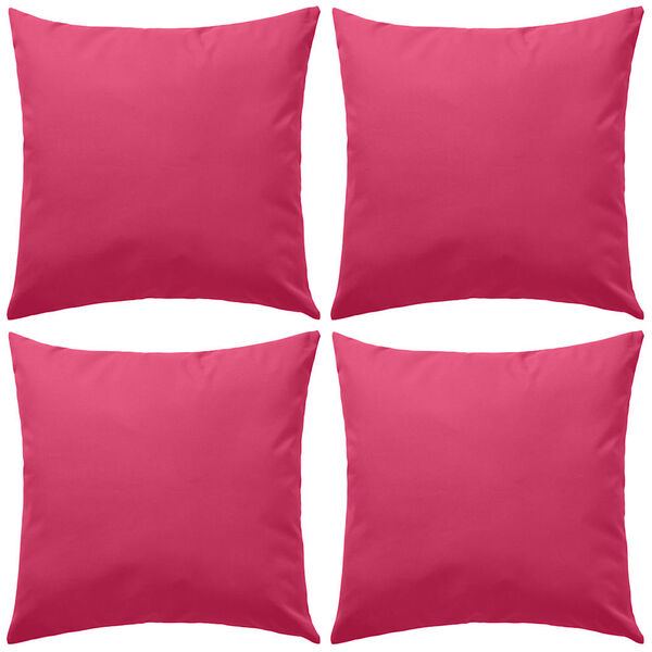 vidaXL Outdoor Pillows 4 pcs 45x45 cm Pink