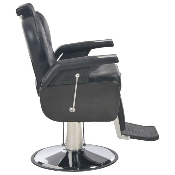 vidaXL Barber Chair Black 72x68x98 cm Faux Leather