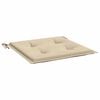vidaXL Garden Chair Cushions 4 pcs Beige 40x40x4 cm Oxford Fabric