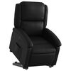 vidaXL Electric Stand up Recliner Chair Black Faux Leather