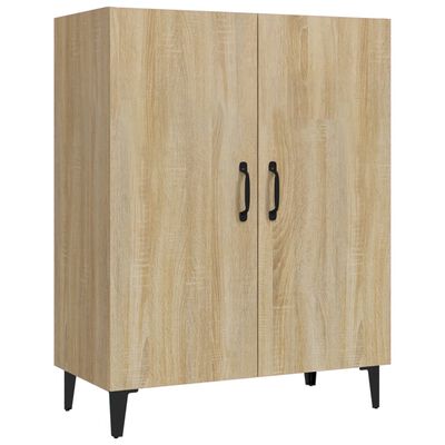 vidaXL Sideboard Sonoma Oak 70x34x90 cm Engineered Wood