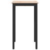 vidaXL Bar Table Natural 60 x 60 x 105 cm Solid Pine Wood