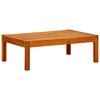 vidaXL Garden Bench with Canopy and Footrests Solid Acacia Wood
