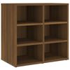 vidaXL Shoe Cabinet Brown Oak 52.5x30x50 cm