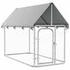 vidaXL Outdoor Dog Kennel with Roof 200x100x150 cm