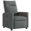 vidaXL Recliner Chair Dark Grey Fabric