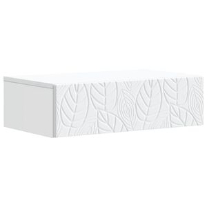 vidaXL Wall-Mounted Side Table White 59 x 34.5 x 17 cm Engineered Wood