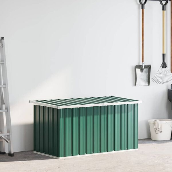 vidaXL Garden Storage Box Green 129x67x65 cm
