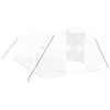 vidaXL Greenhouse with Steel Frame White 18 m&sup2; 6x3x2 m