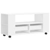 vidaXL TV Cabinet White 102x34.5x43 cm Engineered Wood