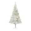 vidaXL Artificial Pre-lit Christmas Tree with Stand Silver 180 cm PET
