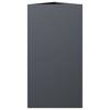vidaXL Garden Planter Anthracite Triangular 40x34.5x70 cm Steel