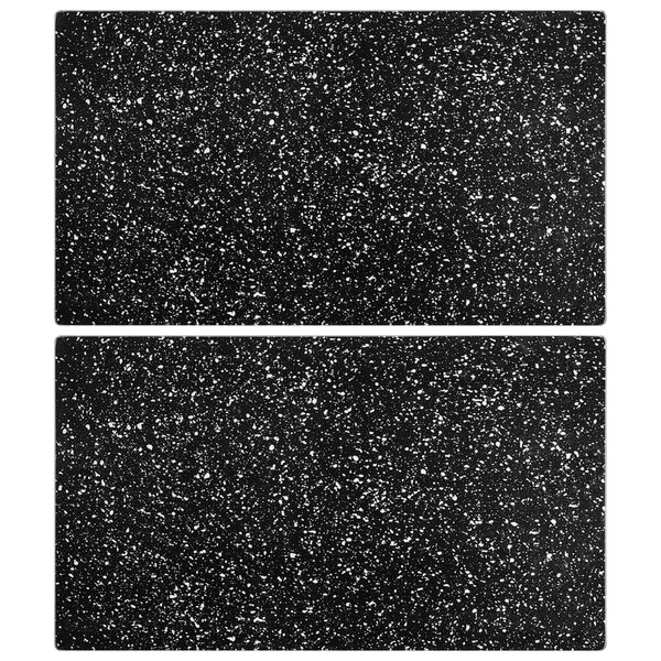 vidaXL Chopping Boards 2 pcs with Granite Pattern Tempered Glass